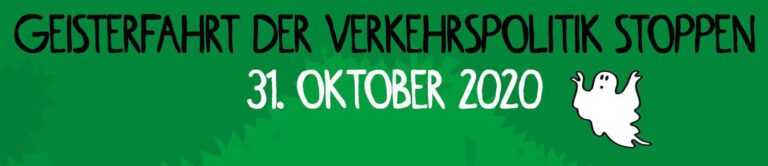 Geisterfahrt der Verkehrspolitik stoppen – Dannenröder Wald retten!