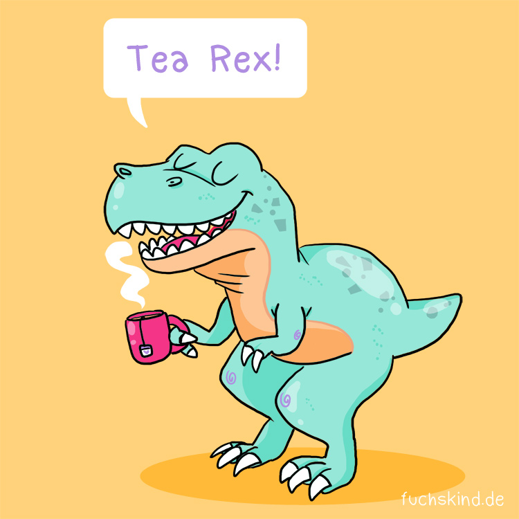 Tea Rex by Fuchskind
