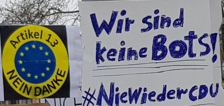 Rache für Artikel 13
