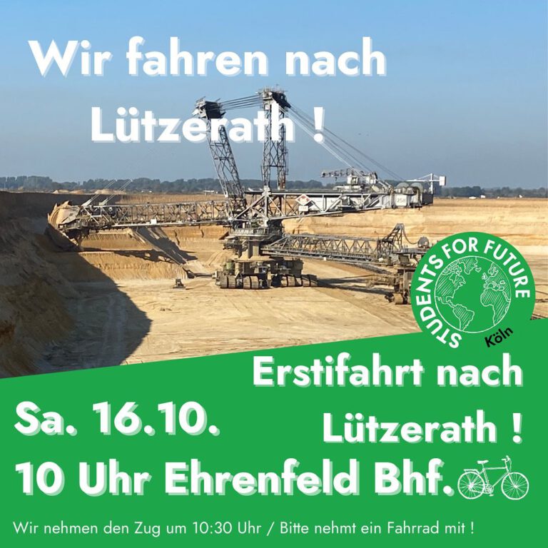 16.10.21 – Erstifahrt nach Lützerath!