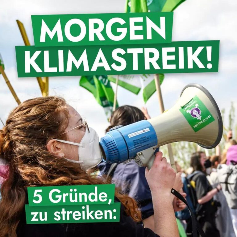 Morgen Klimastreik!