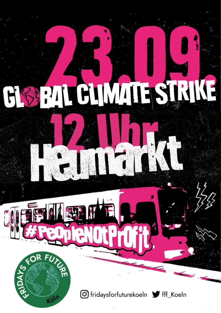 23.09.2022 – Globaler Klimastreik Köln