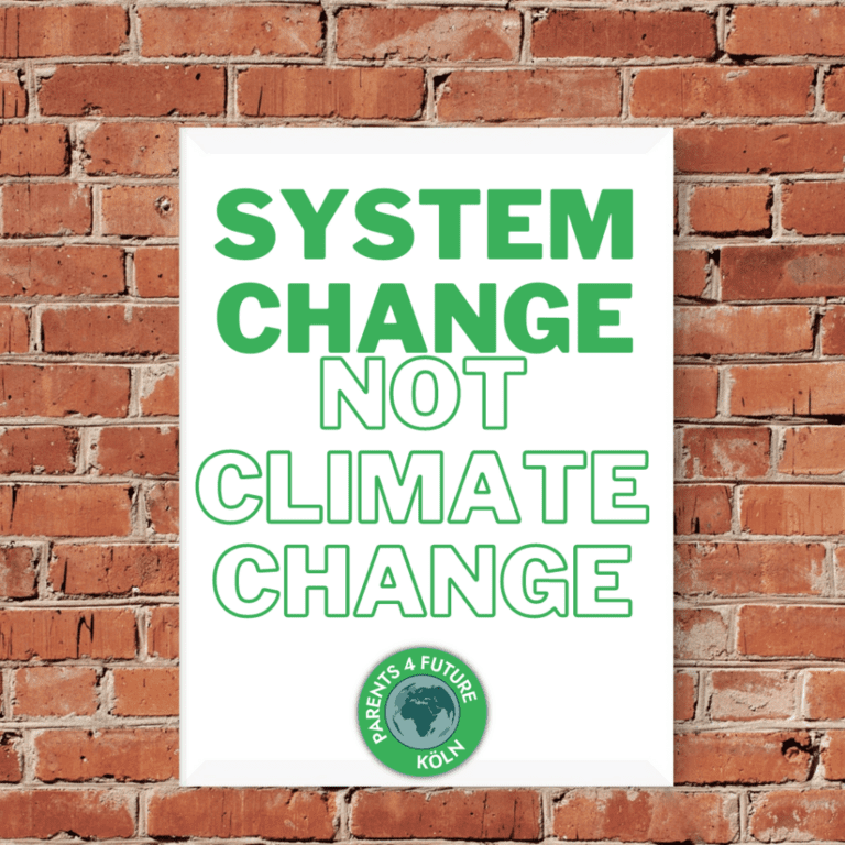 System Change, Not Climate Change