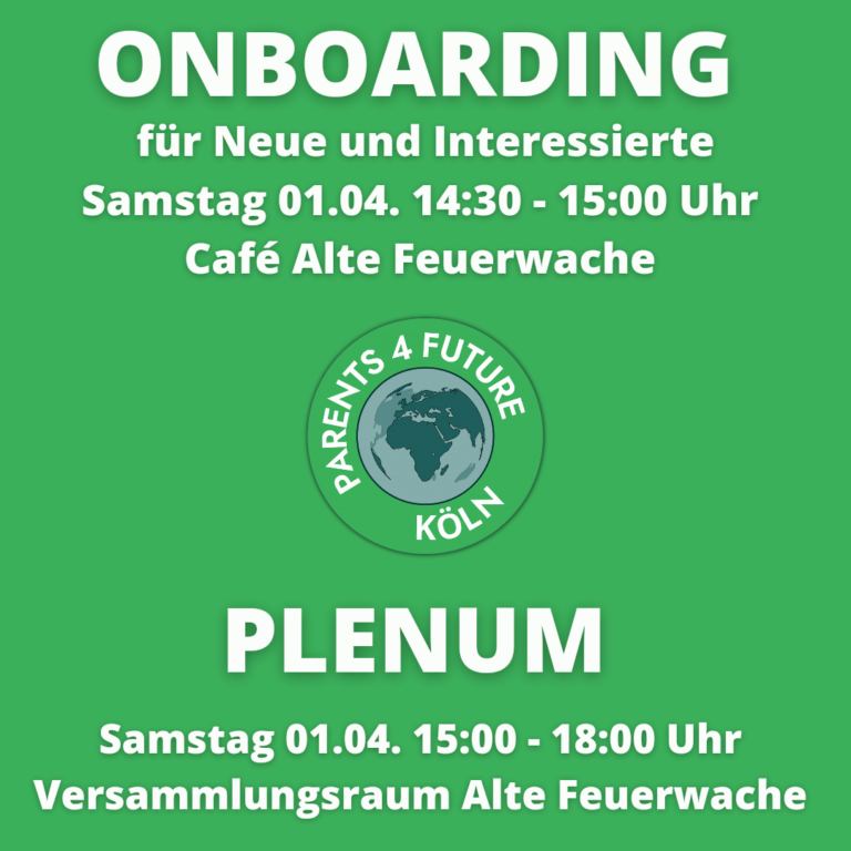 Onboarding / Plenum