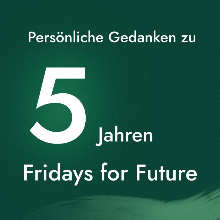 Fünf Jahre Fridays for Future