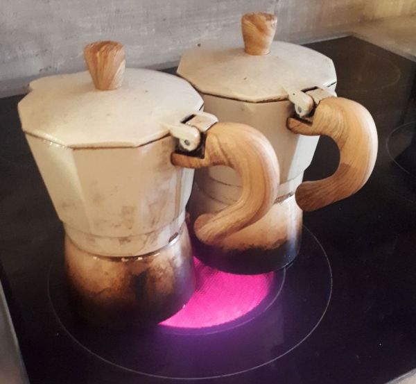Kaffee im Dampfkessel