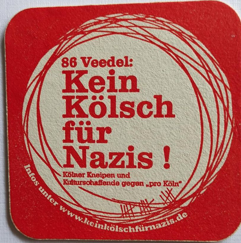 Kein Kölsch für Nazis