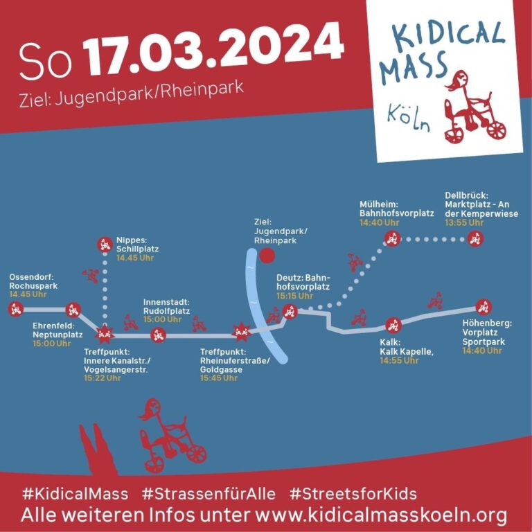 17.03.2024 – Kidical Mass Frühlings Tour