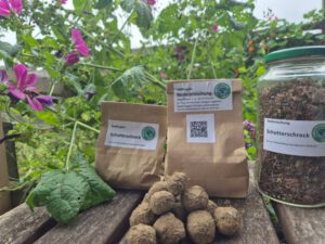 Schotterschreck - Saatgutmischung und fertige Saatkugeln