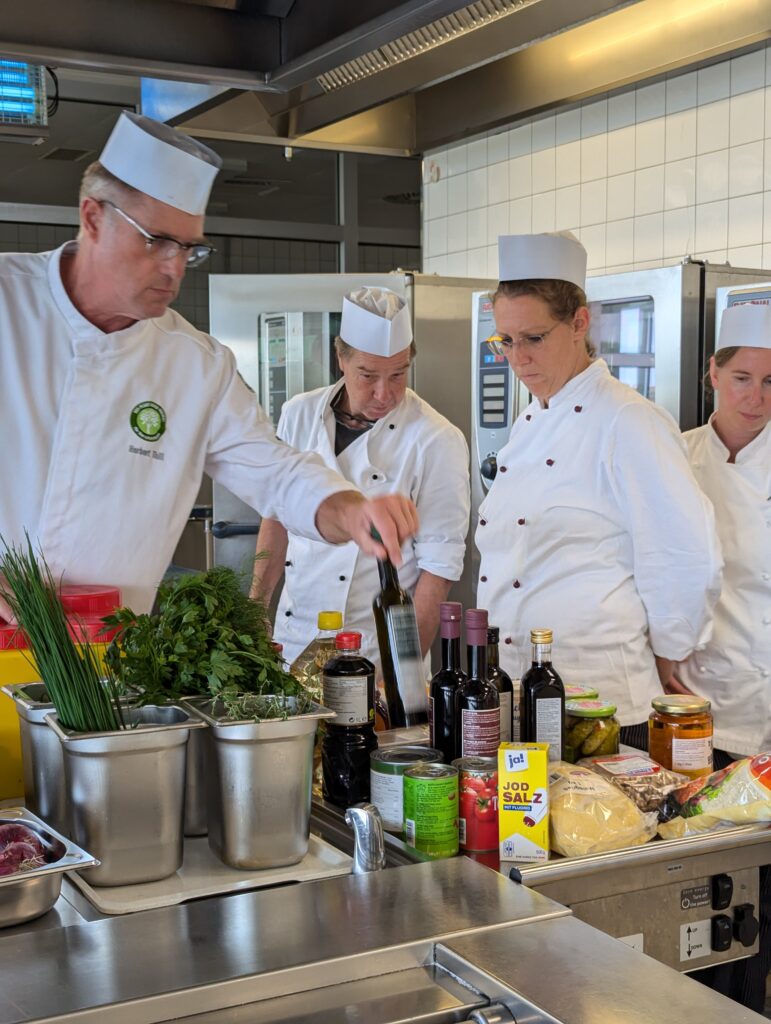 Kochtraining Landschaftsverband Westfalen-Lippe (LWL) in Hemer