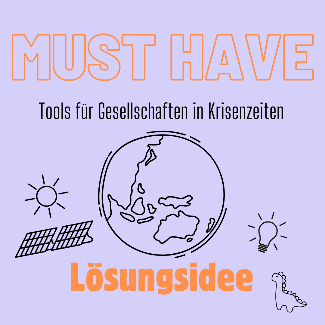 MustHave: Tools für Gesellschaften in Krisenzeiten. Lösungsidee: Zaunsolar