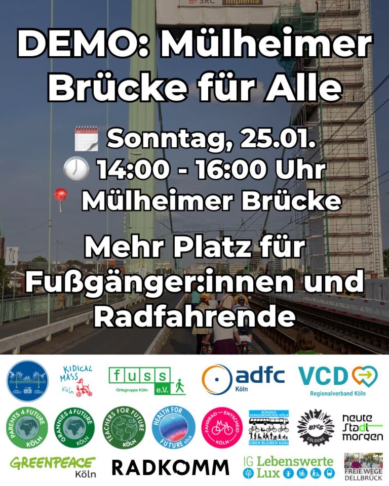 Demo – Mülheimer Brücke für alle