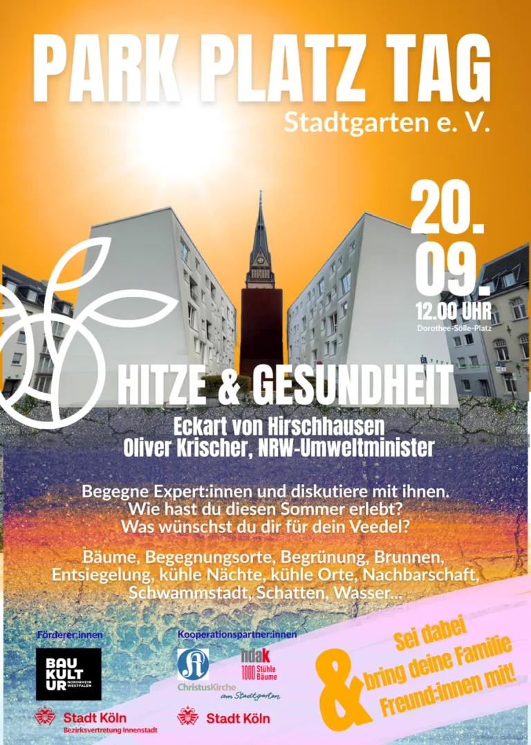 Park Platz Tag – Hitze und Gesundheit